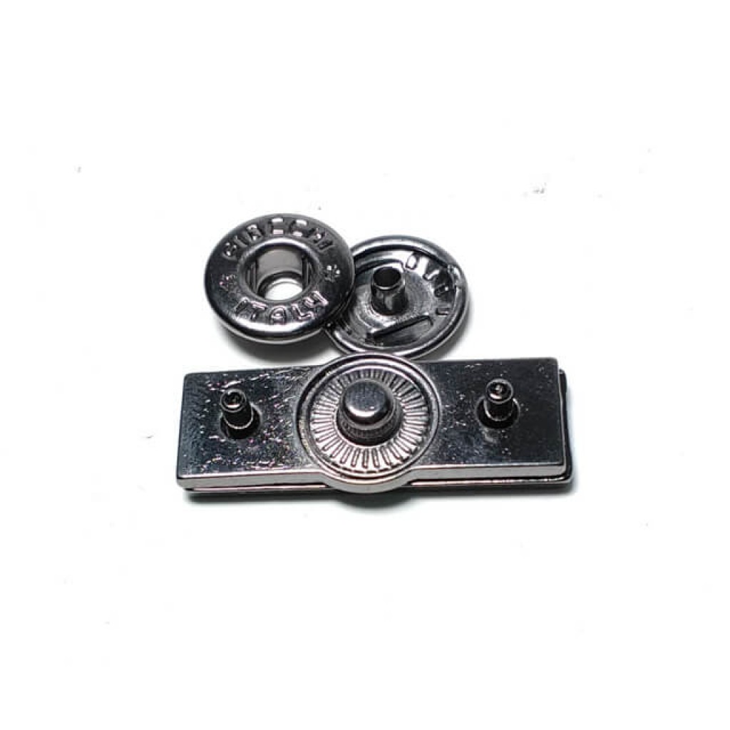 Double Piece Metal Snap Button 30 x 10 mm | Metal Snap Button Manufacturing