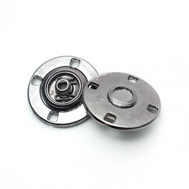 Çift parça yuvarlak dikme çıt çıt 25 mm E 1731 Çift parça yuvarlak dikme çıt çıt 25 mm E 1731