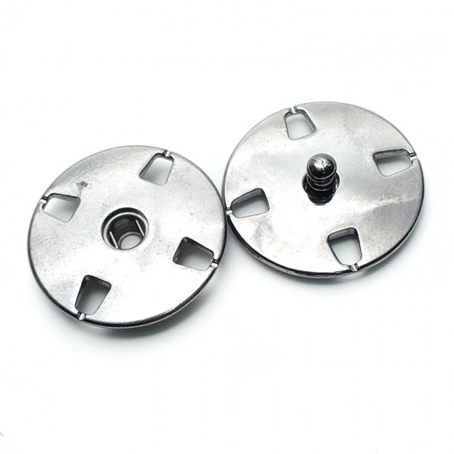 Dikme çıt çıt düğme metal zamak 20 mm E 1813 Dikme çıt çıt düğme metal zamak 20 mm E 1813