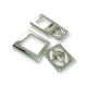 32 x 32 mm Metal Snap Button Square Shape Е 1831