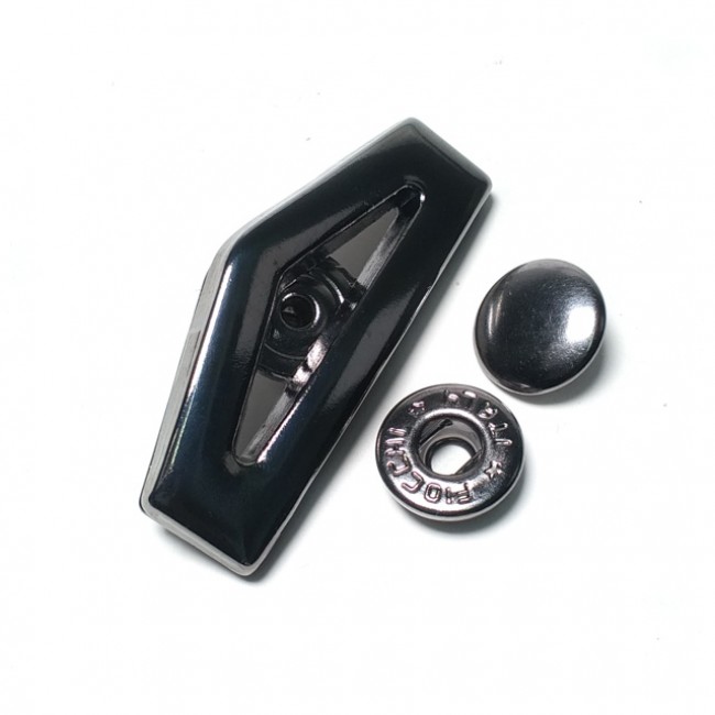 Dış giyim çıtçıt düğme 44 x 18 mm E 1832 Dış giyim çıtçıt düğme 44 x 18 mm E 1832