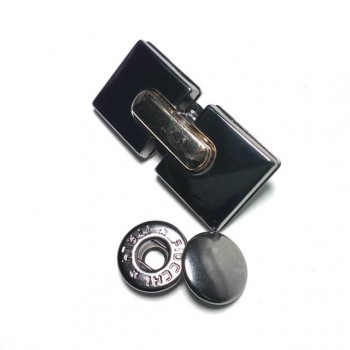 Metal Stylish Double Piece Snap Button Button 37 x 17 mm E 1860