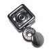 Metal Square Frame Double Track Snap Button 20 x 20mm E 1965