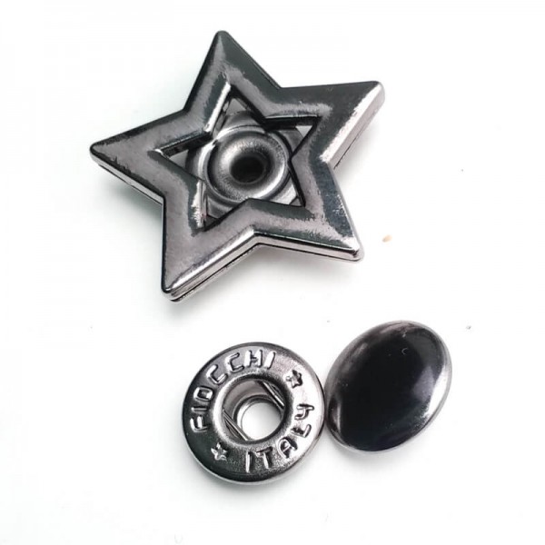 25 mm Coat Snap Star Shape Snap Button Е 1985