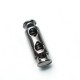 Metal cord lock with double holes 24 mm E 1365