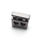 Double hole square shape metal stopper 16 mm E 2035