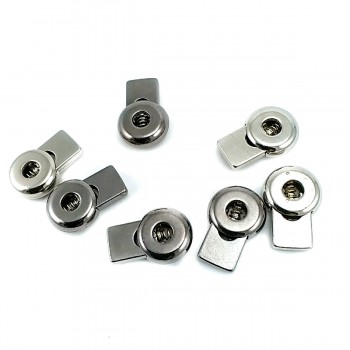 16mm Kordon Kilidi Stoper Tek Delikli Metal E 2178