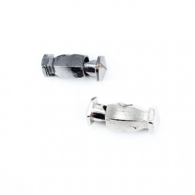 Metal kordon kilidi tek delikli 24 mm E 649 Metal kordon kilidi tek delikli 24 mm E 649