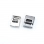 16 mm Stopper Cord Lock Square Stopper Single Hole E 69