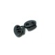 18 mm Metal stopper double hole moon shape E 694