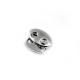 18 mm Metal stopper double hole moon shape E 694