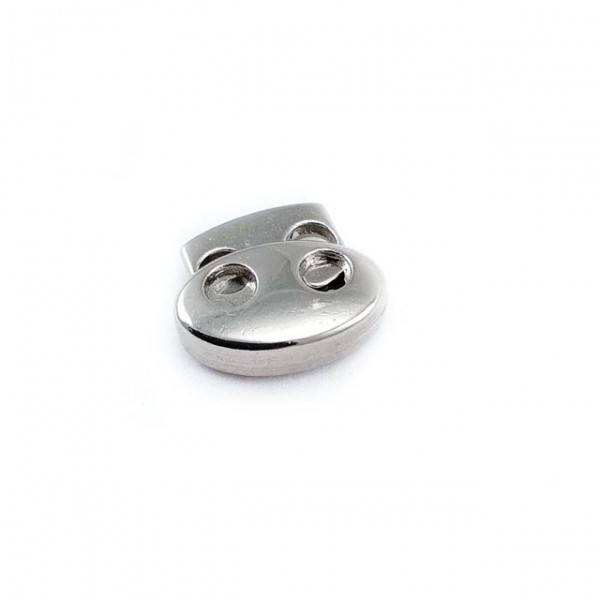 18 mm Metal stopper double hole moon shape E 694