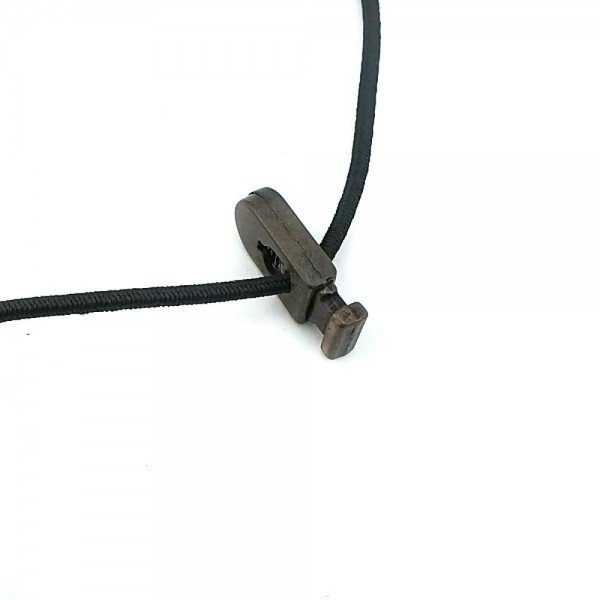 Cord lock with one hole 27 mm E 696