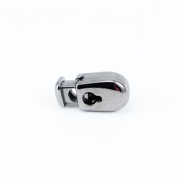 18 mm Metal Stoper Tek Delikli Kordon Girişi 4 mm E 827
