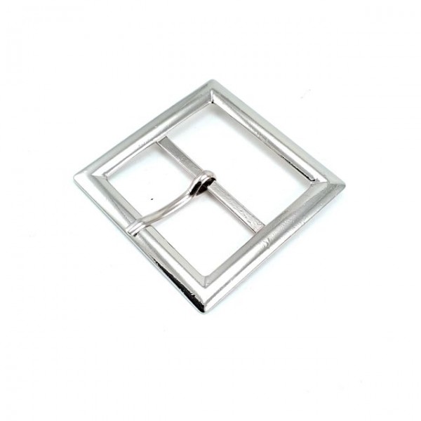 Square zinc metal buckle 41 mm E 124