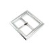 Square zinc metal buckle 41 mm E 124