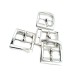 2 cm Square Buckle Lightweight Oval Bridge Square Belt Buckle E 1250