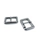 Rectangular metal buckle textile accessory - zinc buckle - 28 mm E 1355