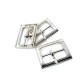 Clothing - Rectangular plain buckle zamak metal 26 mm E 1576