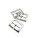 Clothing - Rectangular plain buckle zamak metal 26 mm E 1576