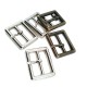 Metal buckle rectangular belt and adjustment buckle 22 mm E 1588