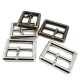 Metal buckle rectangular belt and adjustment buckle 22 mm E 1588