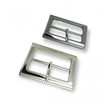 42 mm Rectangular metal buckle textile accessory zamak E 1605