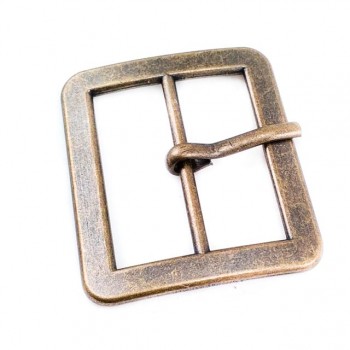 3 cm Rectangle Center Bar Buckle Belt Buckle E 1971