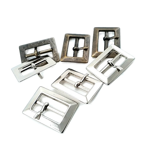 21 mm Rectangular metal tongue buckle E 583