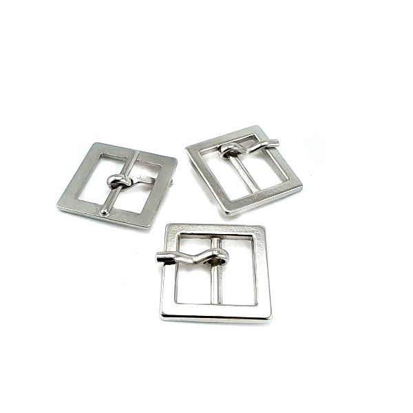 17 mm plain square metal buckle E 652