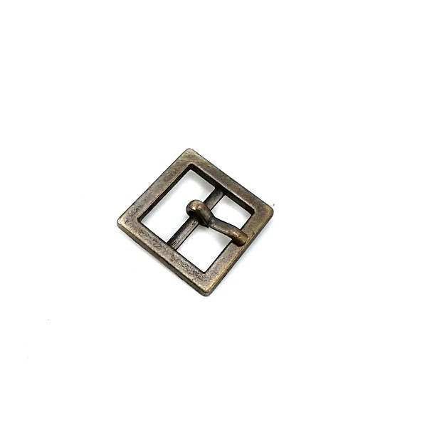 17 mm plain square metal buckle E 652