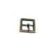 17 mm plain square metal buckle E 652