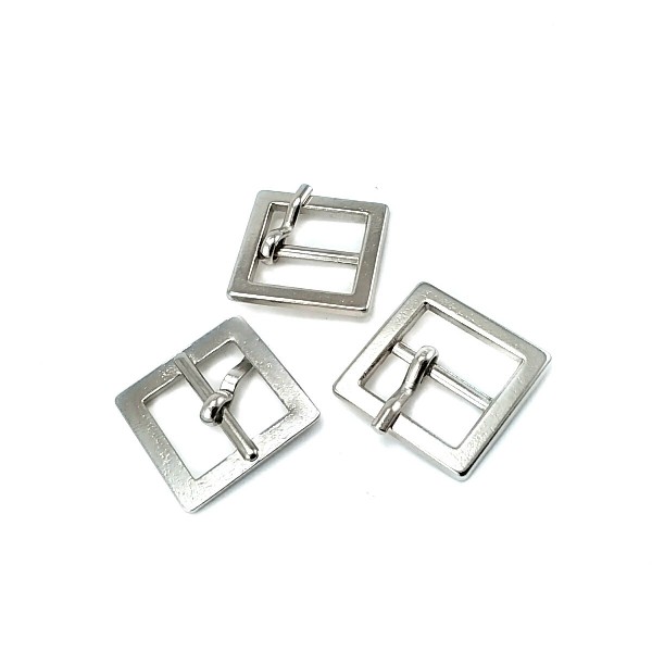 17 mm plain square metal buckle E 652