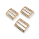 20 mm Rectangular plain tongue buckle E 796