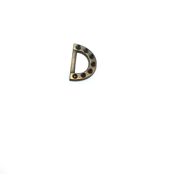 12 mm Metal D Buckle E 1166