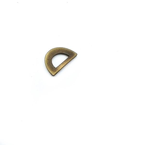 12 mm Metal D Buckle E 1166