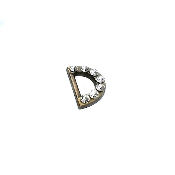 12 mm Metal D Buckle E 1166