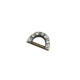 12 mm Metal D Buckle E 1166