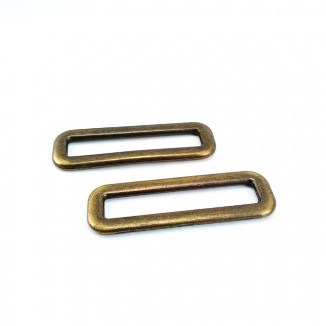 Dikdörtgen metal çerçeve zamak toka 42 mm E 1514 Dikdörtgen metal çerçeve zamak toka 42 mm E 1514