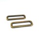 4 cm Rectangle Metal Frame Buckle Zamak Buckle E 1514