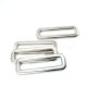 4 cm Rectangle Metal Frame Buckle Zamak Buckle E 1514