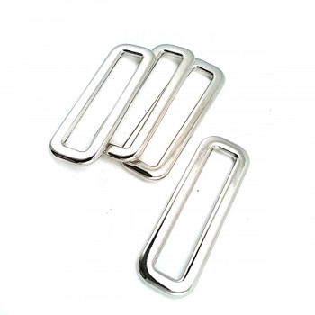 10, Black Brass Black Gold Flat Alloy Metal D-Rings Welded Buckles ~ 12mm high x 20mm Wide ~ Leather Craft Webbing ~ Silver