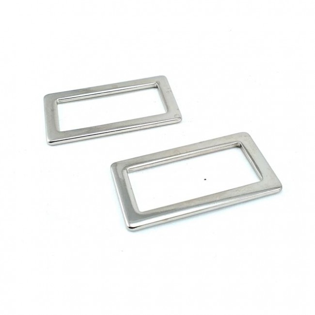 Dikdörtgen çerçeve - metal çerçeve toka 30 mm E 1827 Dikdörtgen çerçeve - metal çerçeve toka 30 mm E 1827