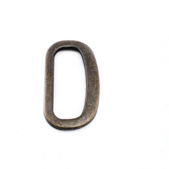 D buckle - ring metal buckle 22 mm E 1968