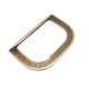 Metal D buckle 3.6 cm E 2041