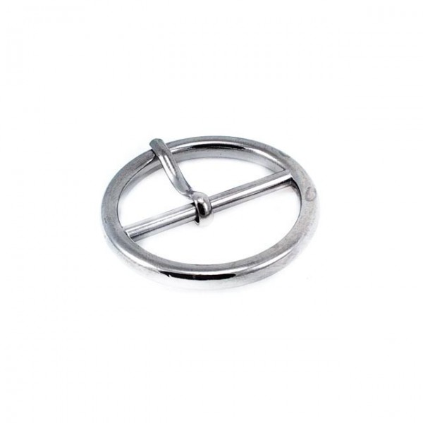 3 cm Circle Ceneter Bar Buckle Belt Buckle E 2084