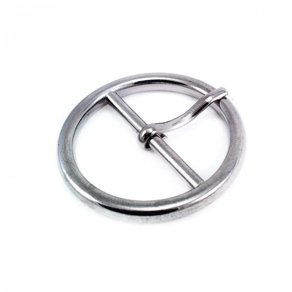 3 cm Circle Ceneter Bar Buckle Belt Buckle E 2084