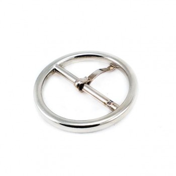 51 mm Metal buckle - center bar ring buckle E 2082