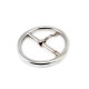 Metal buckle - center bar ring buckle 51 mm E 2082