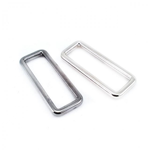 Rectangular frame - metal frame buckle 26 mm E 2093